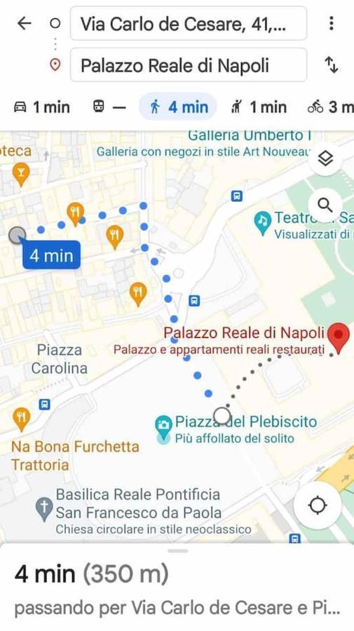 Traversa Toledo, Intero Appartamento Al Plebiscito Neapel Exterior foto
