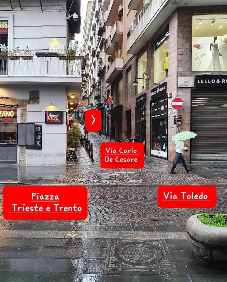 Traversa Toledo, Intero Appartamento Al Plebiscito Neapel Exterior foto